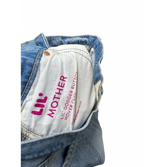 MOTHER The Petite Lil’ Dodger Button Hover Cuff Jeans - Picture 11 of 11